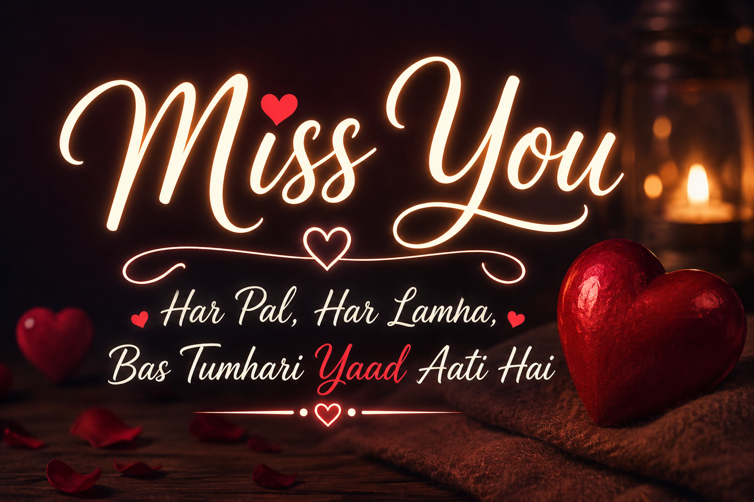 Miss You Shayari Love Romantic ❤️ for Lovers