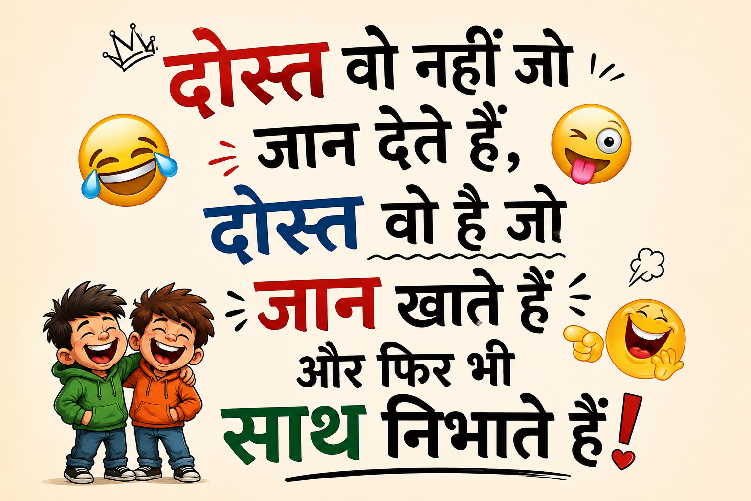 Best Funny Shayari in Hindi 😂 for WhatsApp Status