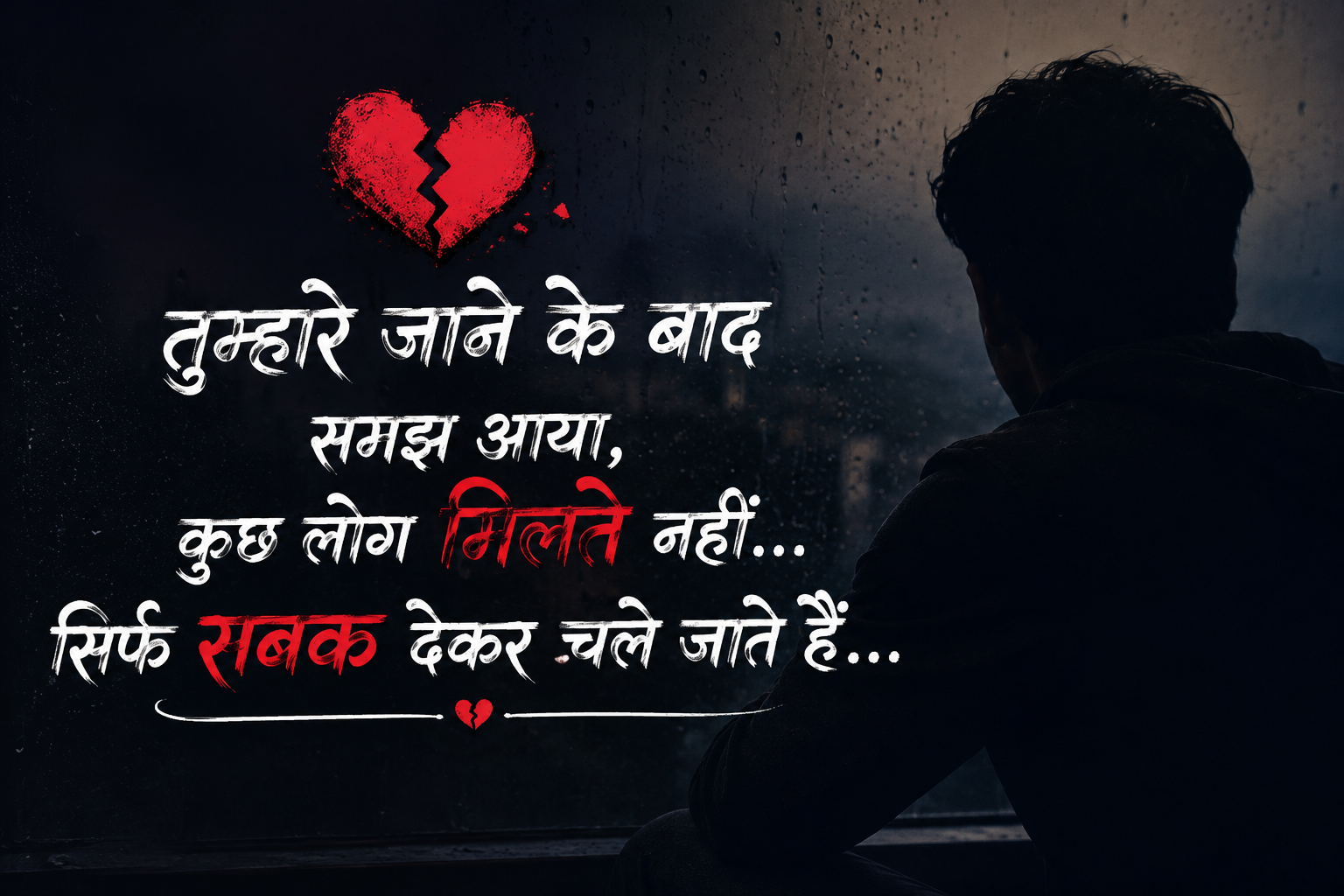 Breakup Shayari in Hindi 💔 Emotional and Sad Shayari